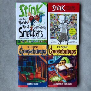Set of 4 ~ Stink  Goosebumps